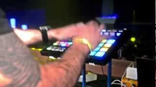 quotIncrediblequot pad drumming live on Maschine  Foundation Seattle [upl. by Ettenel]