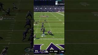 Keaton Mitchell goes in motion and loops around the defense for a touchdown ravens madden nfl [upl. by Lladnor]