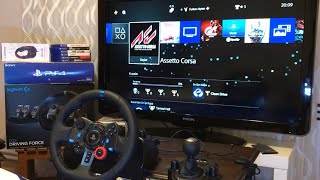 G29 H Shifter Kutu Açılımı Kurulumu ve Assetto Corsa Ayarları PC PS4 [upl. by Ettesus]