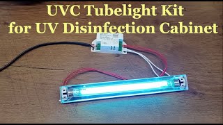 UVC Tubelight kit for Making UV Disinfection Box or sterilizer box [upl. by Alodi33]