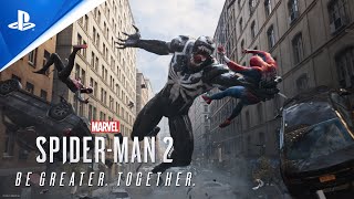 Marvels SpiderMan 2  Be Greater Together Trailer  PS5 Games [upl. by Aikam]