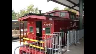 Caboose Tour at the BampO Railroad Museum [upl. by Kcired]