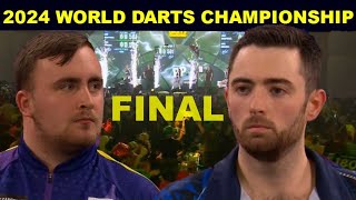 Littler v Humphries FINAL 2024 World Darts Championship [upl. by Wende]