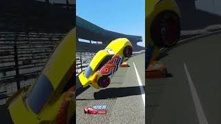 CARS 3 ZIP JOLTLINE SOMERSAULTS IN CARS 3 NASCAR RACE [upl. by Garreth]