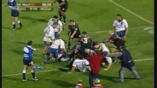 Three Big Jonah Lomu Tackles [upl. by Arahs]