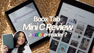 A Color EReader 🌈 BOOX Tab Mini C Review 📚 [upl. by Ursas260]