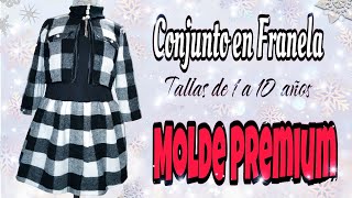 Paso a paso para crear un conjunto en franela perfecto para la temporada de frio [upl. by Esnahc]