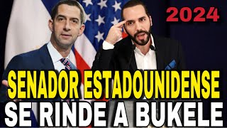 SENADOR ESTADOUNIDENSE Se RINDE ante el Presidente de EL SALVADOR  Nayib Bukele [upl. by Nawuq]