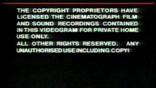 SVS Inc VHS Logo with warning [upl. by Henrietta]