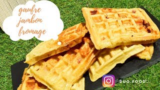 exceptionnelle recette de gaufre jambon fromage [upl. by Ylenats12]