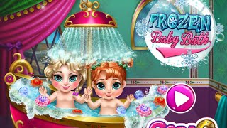 Frozen Baby Bath  free games for girls [upl. by Mirabelle]