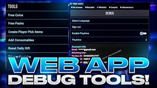 WEB APP DEVELOPER TOOLS LEAKED FIFA 21 [upl. by Meikah]