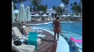 RIU Palace Punta Cana  Pools [upl. by Ainnos]