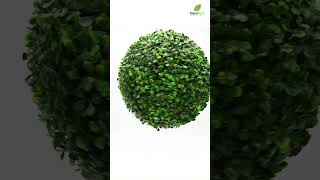 Artificial Topiary Balls  Faux Boxwood Hedge Balls  Hanging Plants  Home Decor Ideas [upl. by Onimixam]