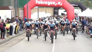 La pluja no atura lEburgada Bike Race que acull més de 200 participants en la sisena edició [upl. by Oika183]