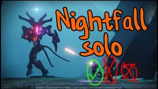 Destiny 2 Nightfall Pyramidion Solo als Hunter [upl. by Dhaf989]