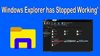 How to Fix Windows Explorer has Stopped Working in Windows 10 [upl. by Neret695]