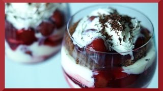 Weihnachtsdessert  Schwarzwälder Kirsch im Glas Rezept Dessert [upl. by Eydnarb]