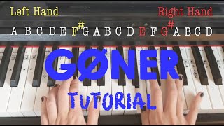 PIANO TUTORIAL  Goner  twenty one pilots [upl. by Romeon117]