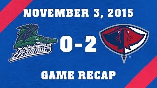 Vanecek Shuts Out Everblades  1132015 [upl. by Enywad]