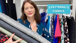 5 Patterns5 Fabrics  Autumn Focus [upl. by Ioj]