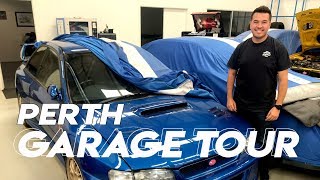 MOTORSPORT GARAGE TOUR PERTH AUSTRALIA [upl. by Nessej]