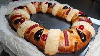 Rosca o Roscón de Reyes  Receta Súper Fácil  Mi Cocina Rápida [upl. by Eneleuqcaj905]