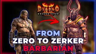 Get Your High Runes Easy with this Barb Build  Diablo 2 Resurrected [upl. by Odrarebe352]