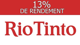 RIO TINTO INVESTIR SUR LES MATIERES PREMIERS [upl. by Antin]