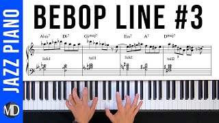 Bebop Lines You Should Know No3 Tritone System  Sheet Music  12Key Workout [upl. by Roderica]