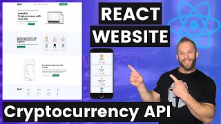 Build A React Website With A Crypto API From Scratch  Beginner Tutorial Using Coin Gecki API [upl. by Irmina634]