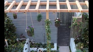 DIY houten pergola  Eigen Huis amp Tuin [upl. by Wendie]