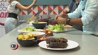 Receta Ensalada de palmitos con costilla de cerdo [upl. by O'Connor418]