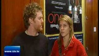 Once  Glen Hansard and Marketa Irglova interview in Glasgow [upl. by Cassilda]