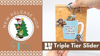 Triple Tier Slider Featuring TrinityStamps Ninjabread Man [upl. by Ynalem]