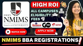 ✅NMIMS BBA Admission 2024 NPAT Exam Date Out BBA Registration Eligibility Placement bba viral [upl. by Eiramave]