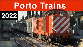 Trains around Porto  Comboios de Portugal amp MEDWAY [upl. by Dicks]