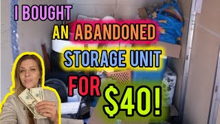 I bought a Storage Unit for 40 on a whim Did I score or get HOSED new unboxing storageauctions [upl. by Noiro]