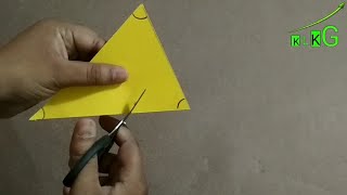 Angle sum property of triangle Proof  MATHS ACTIVITY [upl. by Gabrielli]