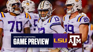 College Football Week 9 No 8 LSU at No 14 Texas AampM Game preview Experts share their predictions [upl. by Atirrehs]