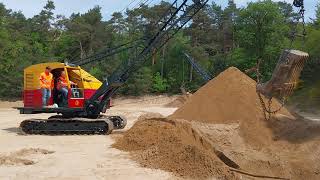 Dragline Ruston Bucyrus 22RBs at 2023 Higro show HarderwijkSeilbagger [upl. by Nnorahs]