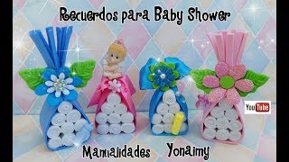 BOLSITA O MORRALITO CON PAÑALES PARA RECUERDOS DE BABY SHOWER [upl. by Green]