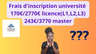 Campus FranceVoici comment obtenir lexonération de frais de scolarité suite à laugmentation [upl. by Samella819]