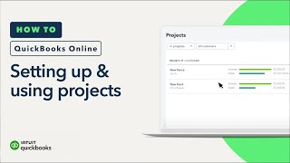 How to set up and use projects in QuickBooks Online [upl. by Zohara]