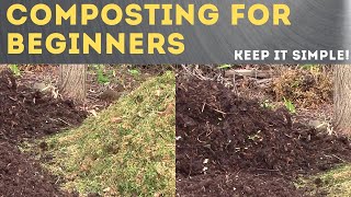 How to make Compost  The Simplest Easy Method To Compost Piles [upl. by Sueahccaz]