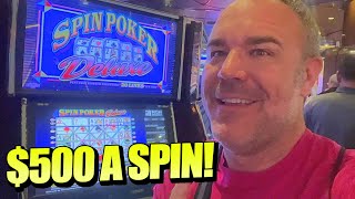 Video Poker In Vegas 500 Spins ONLY Challenge [upl. by Lael649]