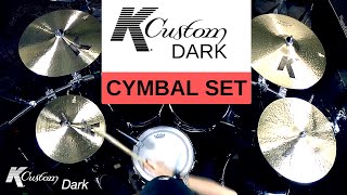 Zildjian  K Custom Dark Cymbal Set Sound Demo [upl. by Wald]