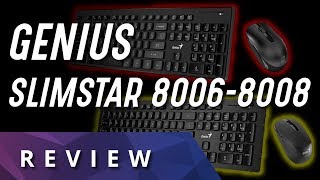 REVIEW Genius SLIMSTAR 8008 y 8006 [upl. by Armahs]