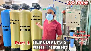 Dialysis RO Plant  Water Treatment For Hemodialysis Part 1 [upl. by Atilam]