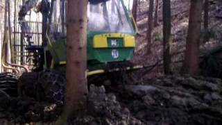 Norcar 490 Forwarder in mud [upl. by Frere]